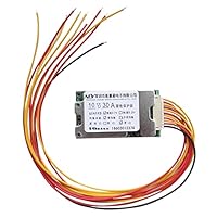 36V Lithium Batterie Schutzplatine, 1-10S 18650 Zelle BMS PCB 36V 30A Li-Ionen-Batterieschutzmodul Mit Ausgleichs- Und Überladeschutz, Für Mobile Stromversorgung, Wechselrichter, Skateboard-Auto