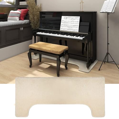 Qesjodfu Alfombras Acusticas Piano Alfombra Insonorizacion Antideslizantes Alfombra Insonorizacion de Batería Electrónica Alfombrilla Protectora Vertical de Piano 160 x 70 cm