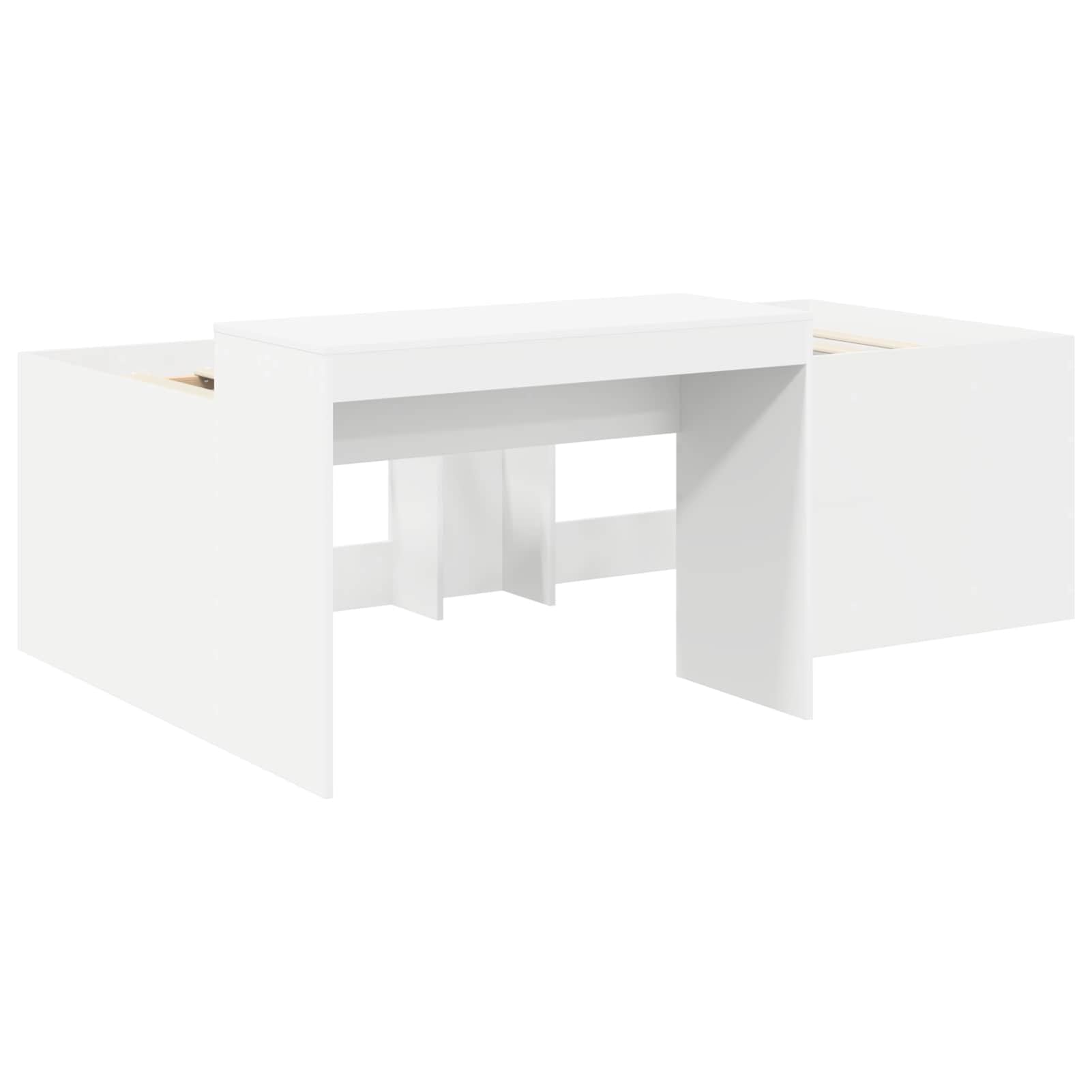 Gecheer Hochbett mit Schreibtisch für Kinder 3 Stück 193 x 133,5 x 61 cm, mit Tunnel und Stauraum für Schlafzimmer3423680