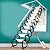 Loft Ladder 2M-3.8M Roof Aluminum Ladder with Hatch Foldable Telescopic Staircase Kit Attic Pull Down Stairs (Black/White, Hole: 700 * 1100mm-Height: 2.5m)