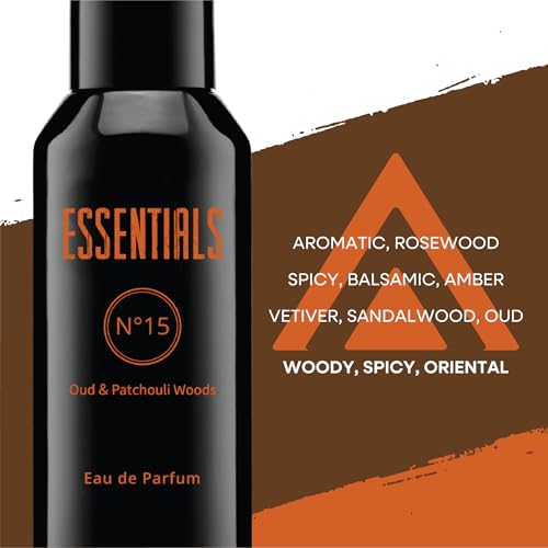 Milton-Lloyd ESSENTIALS Number 12, 15, 17 and 19 Luxury Mens Fragrances, Set of 4 x 50ml Eau de Parfum Men, Mens Aftershave Gift Set, Perfume for Men - Long Lasting Fragrance