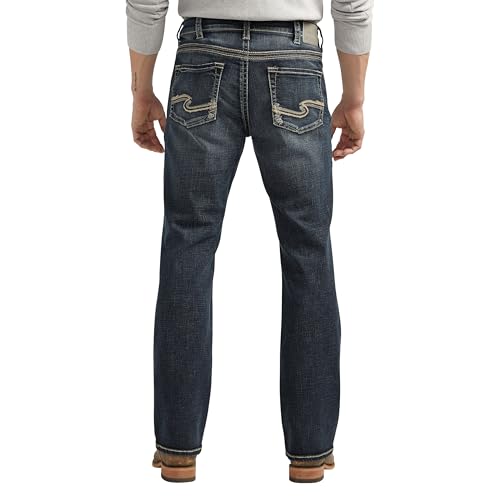 Image of Silver Jeans Co. Mens Jace Slim Fit Bootcut Jeans