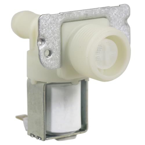 Spares2go Universelles Magnetventil für Geschirrspüler, elektrische Wasserbefüllung, Einzeleinlasseinheit (14 mm, 240 V, 180º)