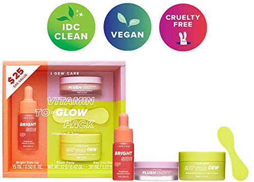 I DEW CARE Vitamin To-Glow Pack | Brightening Starter Kit | Korean Skincare, Vegan, Cruelty-free, Paraben-free