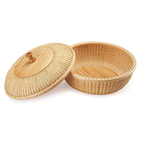 Teng Tian Basket Nantucket Basket Basket Tea Fruit Basket Handicraft Storage Basket Desktop Organizer Woven Rattan Handwoven Rattanstorage Basket Set With Lid For Shelves And Home Organizer Bins #TOP4