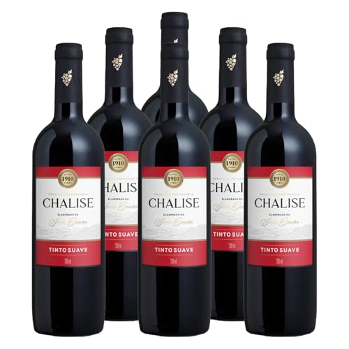 Genérico, Vinho Chalise Tinto Suave 750ml 6 Unidades