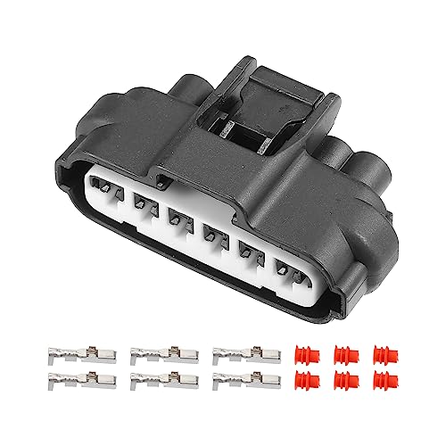 X AUTOHAUX 6 Pin Car Throttle Position Sensor Connector Adapter Kit Universal