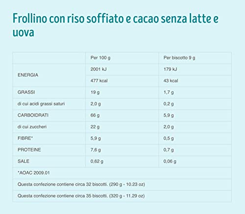 Misura Privolat Cacao e riso soffiato
