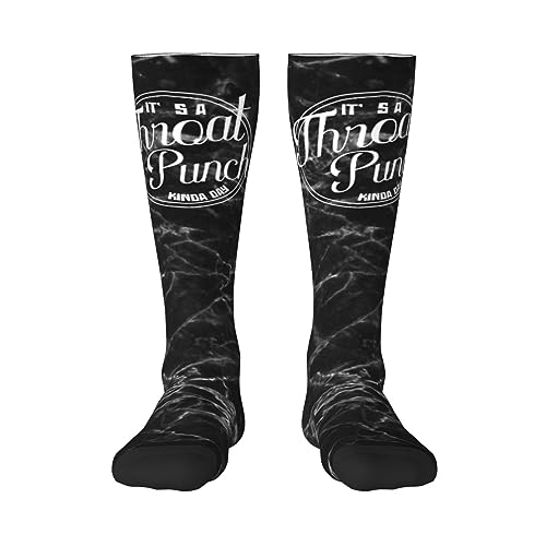 Calcetines De Compresión Es Un Día Vibrante Que Te Golpea La Garganta Calcetines De Ciclismo Antideslizante Calcetine Cortos Transpirables Medias Para Senderismo Gimansio Running 50CM