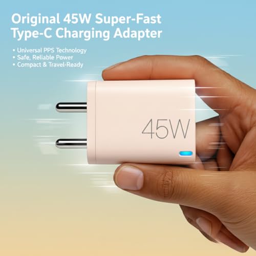 Image of Original 45W Super-Fast Type C Charging Adapter for Samsung S25 Ultra /Google 10 Pro XL /One plus15 /Nothing /Motorola /Xiaomi 17 Pro Max /iPhone /Laptop /Tablet /Chromebook|45W USB C PPS Charging Adaptor,Pink