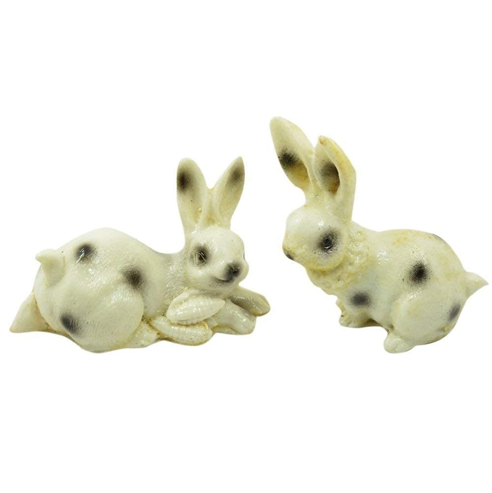 M N Collection Pair of Black & White Rabbits for Financial Gains, Happy and Harmonius Relationship