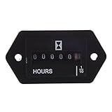 Brandneu und hochwertig! SODIAL(R) Betriebsstundenzaehler Stundenzaehler Zeitzaehler DC12-36V 0,3W Meter Counter Trend
