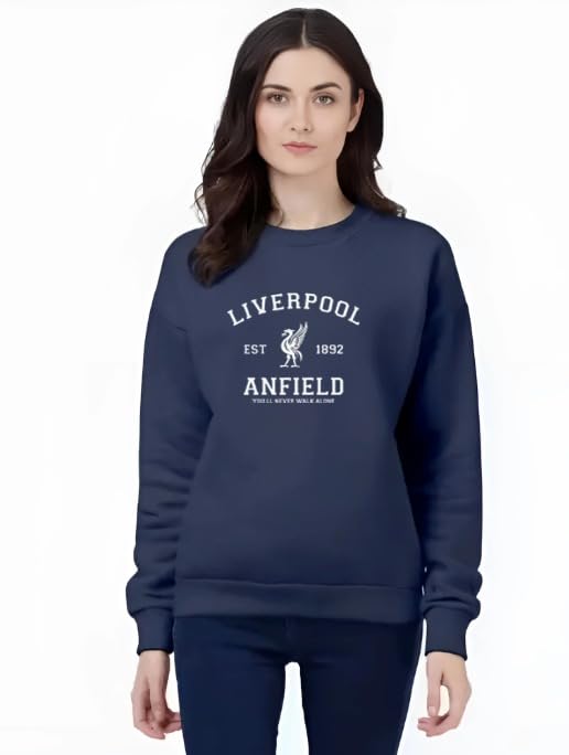 demamd print Demand Print Women’s Printed Cotton Sweatshirt | Regular Fit Stylish Pullover | Casual Everyday Winter Wear, Warm & Comfortable-picture-55