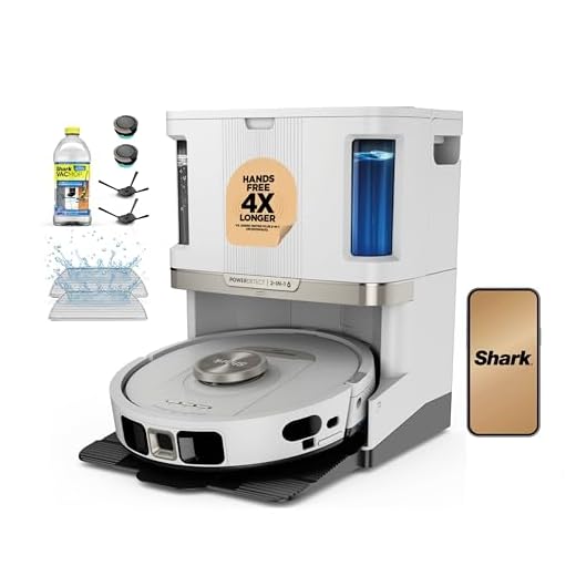 Shark Robot Vacuum & Mop Combo, PowerDetect NeverTouch Pro, Self-Emptying, Self-Refill with Self-Clean Pad Wash & Dry, 60-Day Debris Capacity, 30-Day Refill Tank, 5 PowerDetect Technologies, AV2800ZE