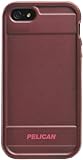 Pelican CE1150I51AB16 iPhone SE 5/5s Protector Series Progear Case - Retail Packaging - Dark Red/Black/Red