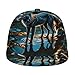 Fashionable Baseball Cap Mythical Creature Kitsune Fox Dad Hat for Men and Women, Relaxed Fit Breathable Moisture Wicking Sports Cap Headwear