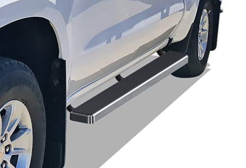 Estribos APS premium de acero inox 304 de 5in para Silverado Sierra miniatura 4
