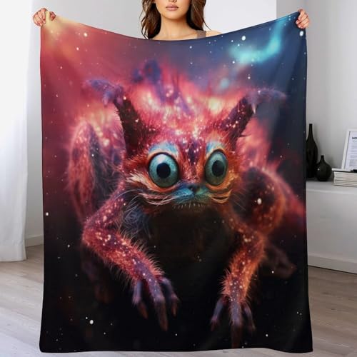 Manta de forro polar suave Night Lemur de 180x200 cm para un descanso térmico 2