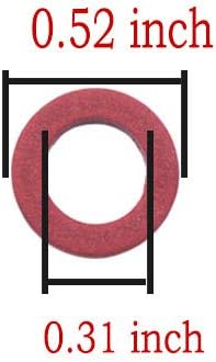 10 PCS 90430-08021-00 90430-08003 Outboard Lower Unit Oil Drain Gasket Replacement for Yamaha Outboard 4 stroke