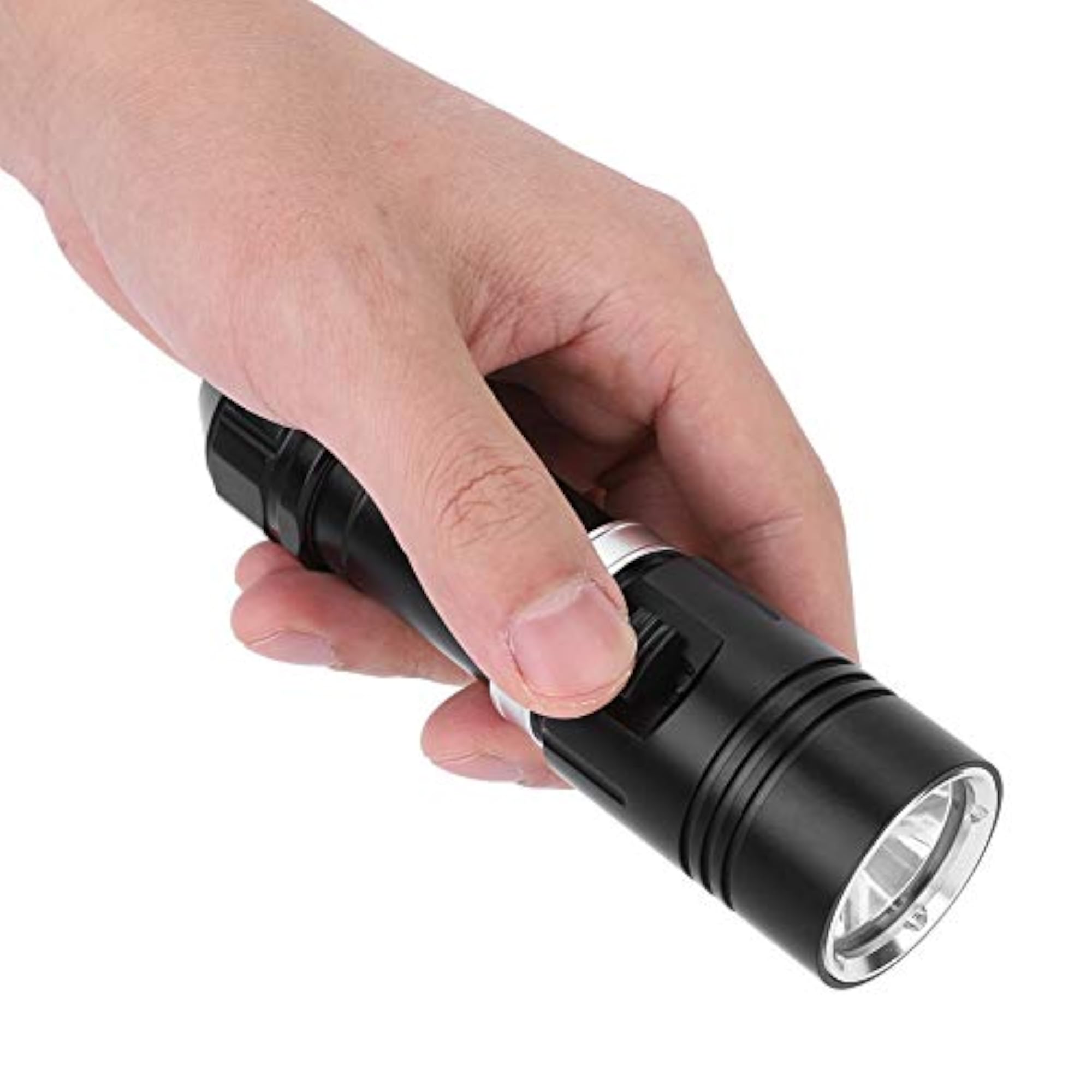LED Diving Flashlight for Camping and Hiking