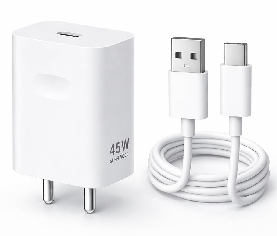 65W Charger for Infinix Note 12 (2023) Original QC Adapter Type C 3.0A High Speed Fast Turbo Charge QC 3.0 Smart SinglePort with 1m Type-C Charging & Sync Cable (White, 65W,MT-70)-image-35