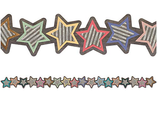Teacher Created Resources Home Sweet Classroom Stars Die-Cut Border Trim (TCR8813)