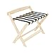 MERTNK Porte-Bagages En Bois Porte-Bagages Pliant Pour Hôtel Portable Assemblage Facile, Aucun Outil Requis Étagère de Rangement Au Sol/D