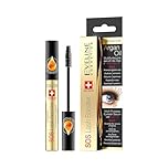 Eveline Cosmetics Sos Lash Booster 5-in-1 Lash Serum with Argan Oil - SOS LASH BOOSTER for Nourishing, Thickening & Repairing Eyelashes