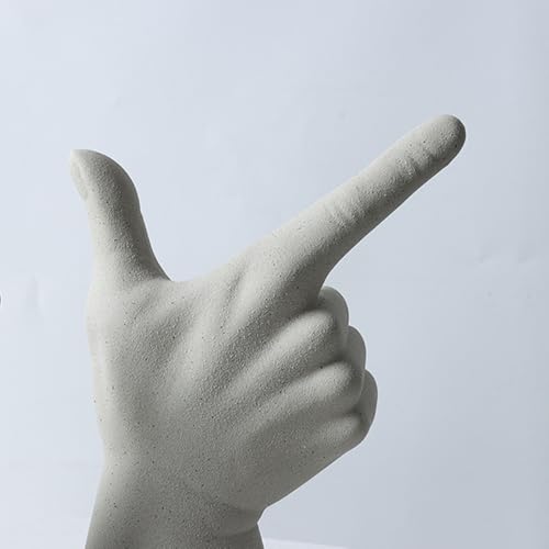 Escultura Decorativa en Cerámica Mano Diseño Moderno miniatura 6