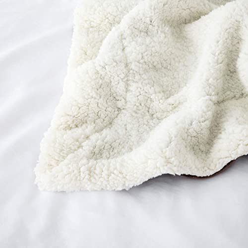 Ir Imperial Rooms Sherpa Fleece Throw Blanket Twin Size For Couch - Soft And Fuzzy Blankets & Throws For All Seasons, Thick And Warm Fluffy Twin Blanket For Bed And Sofa, Coffee, 60X80 Inches #TOP5