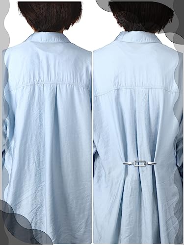 Image of Hicarer 6 Pieces Vintage Shirt Dress Cardigan Clip, Waist Clip for Women, Sweater Shawl Brooch Jacket for Clothing