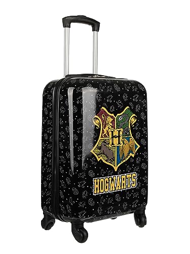 Bioworld 20 Harry Potter ABS Carry-on Luggage with PC Film, Black Crest OSFA3