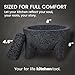 The original Molcajete Mexicano volcanic rock Handmade of Authentic Lava Rock in Mexico - Molcajete de Piedra volcanica - Molcajete Mortar Pestle molcajete bowl molcajete volcanic rock guacamole maker