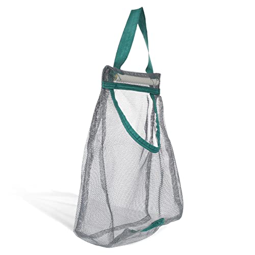 Levemolo Bolsa Colgante de Almacenamiento de Verduras Transpirable Organizador Multifuncional Cebollas y Jengibre Ligero y Compacto Cocina Bolsillo Lateral