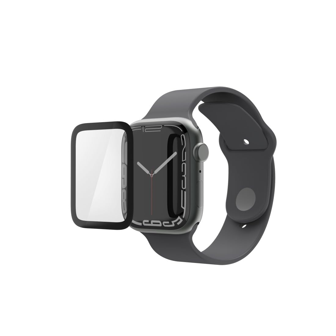Hama Super Hybrid Protective Glass for Apple Watch 10, 46 mm, Installation Aid