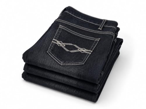 Buy Men's Dark Wash Bell Bottom Flare Jeans (Size 30) - Image 4