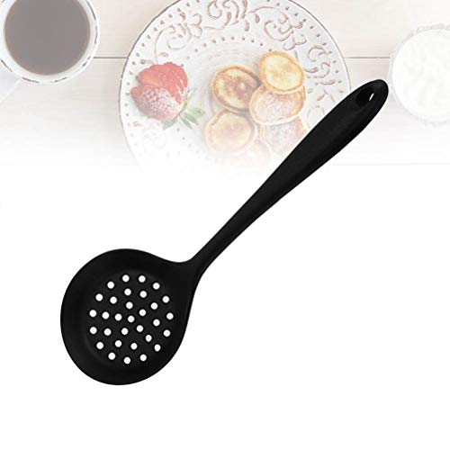 Colher de Silicone Escumadeira Bestonzon para Cozinhar Cozinha Utensil Colher Fenda Antiaderente par