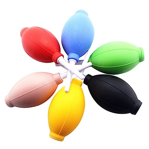 HOMOCONO 6個空気圧縮式クリーニングブロワー ダスト除去ツール 手動エアポンプ レンズ まげエクステ用 圧力 携帯便利 耐久性製