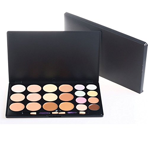 20 Colors Hydrating Cream Concealer Palette, Pure Vie Long Lasting Full Coverage Correcting Concealer Palette Foundation Camouflage Makeup Contour Kit For Conceals Corrects Dark Circles Acne Blemish #TOP7