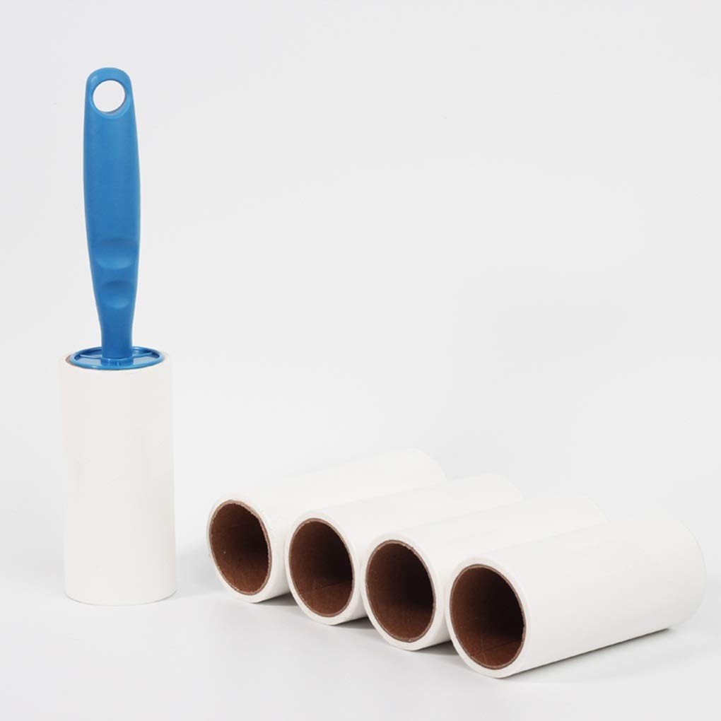 5 Stück klebrige Papierroller, super klebrige Kleidung, Fusselentferner, Sofa, Vorhang, Stoff, Tierhaare, Staub, Fusselentferner, Roller