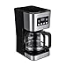 ZLASS Macchina da caffè antigoccia, Macchina da caffè programmabile da 12 Tazze, con Display LCD e pentola antigoccia, caffettiera Termica Riutilizzabile per Cucina da Ufficio, 950W
