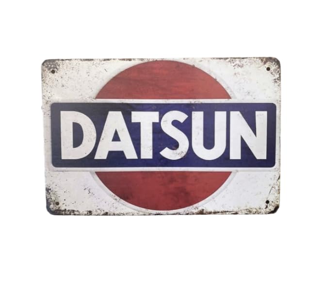 Amazon | DATSUN ダットサン ブリキ 看板 アンティーク レトロ 約20cm