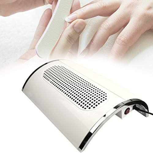 Nail Dust Collector Machine, Professional 40W Three Fan Nail Vacuum Cleaner Large Size