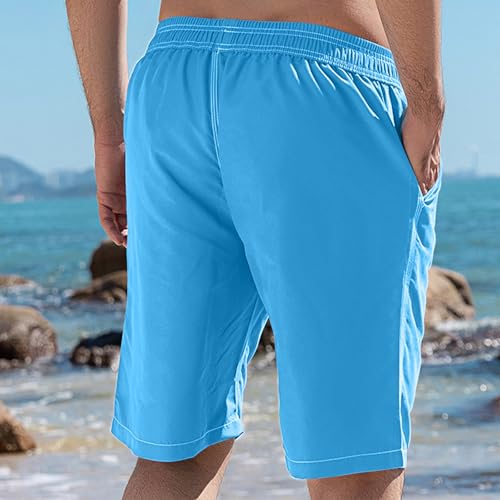 Xiaojmake Men's Quick-Dry Swim Trunks Swimming Shorts Swimwear Bathing Suits Quick Dry 7 Inches Beach Short with Mesh Lining4