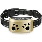 Dog Bark Collar，BXQ Bark Collar for Large Dog with 4 Training Modes and 8 Sensitivity, Rechargeable Humane Barking Collar with 8 Levels for Vibration&Shock, Waterproof Anti Bark Collars for Dogs