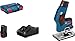 Produktbild Bosch Professional 12V System Akku Kantenfräse GKF 12V-8 (inkl. 2x 3.0Ah Akku, Schnellladegerät GBA 12V-40, Spannzange 8 mm, Maulschlüssel 17 mm, in L-BOXX)