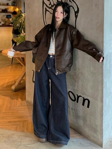 Chic Coffee Brown Womens Casual Coat - Your Ultimate Fall Companion (Small) - Image 5