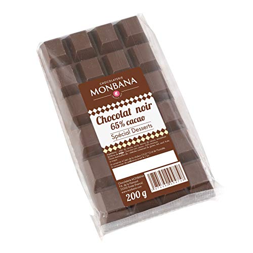 Tablette de chocolat Noir 65% cacao minimum 200g - Monbana Cover