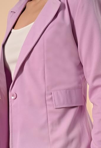 Image of Women's 3-Piece Suit Set | Solid Cotton Blend Blazer, Trousers & Camisole Top | Professional Office & Business Wear Outfit