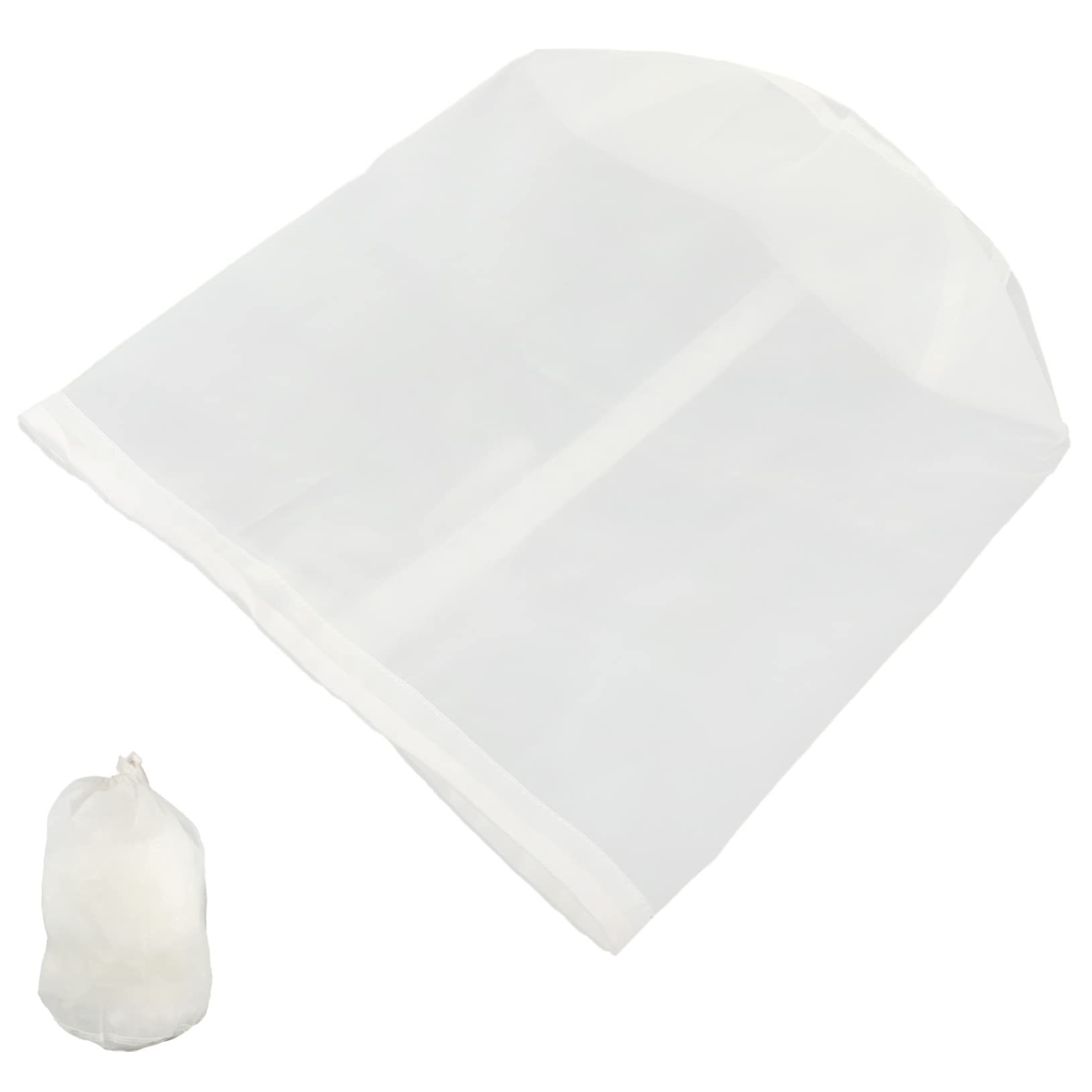 OFFSCH Mesh Food Strainer Bag Reusable Drawstring Brew Bag for Coffee Soy Milk Wine and Herbal Tea Filtration Easy to Clean Multi Purpose Use